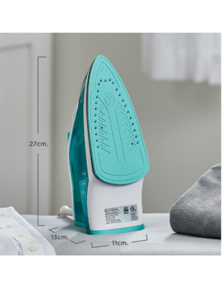 Plancha De Ropa Black Decker- 1200 W-Antihaderente-Auto Clean Suela Cerámica Verde