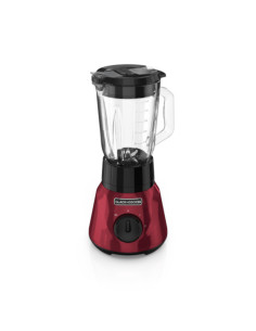 Licuadora Tricuadora Black Decker 800 W Jarra De Vidrio 1.5 L 2 Velocidades+Pulso Acero Inox. Roja