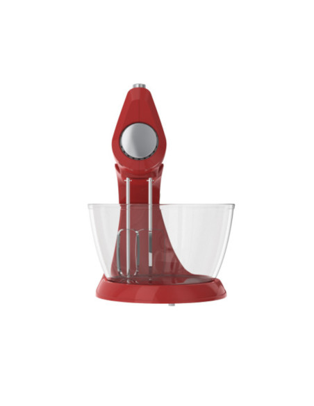 Batidora De Pedestal Black Decker 250 W 5 Velocidades 2 Tazones Vidr.-Plast. Turbo Roja