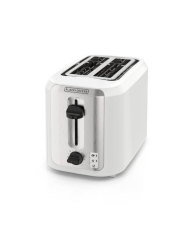 Tostadora Black Decker 2 Rebanadas 750 W 7 Niveles Blanca