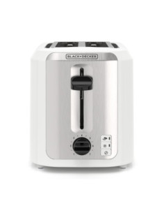 Tostadora Black Decker 2 Rebanadas 750 W 7 Niveles Blanca 2