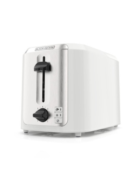 Tostadora Black Decker 2 Rebanadas 750 W 7 Niveles Blanca