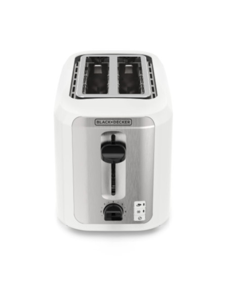 Tostadora Black Decker 2 Rebanadas 750 W 7 Niveles Blanca