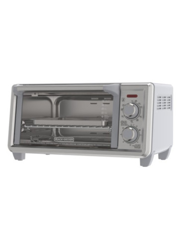 Horno Tostador Black Decker 4 Rebanadas Conveccion Natural 5 Funciones 1150 W 11 L Acero Inox.