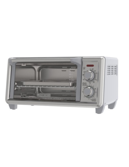 Horno Tostador Black Decker 4 Rebanadas Conveccion Natural 5 Funciones 1150 W 11 L Acero Inox.