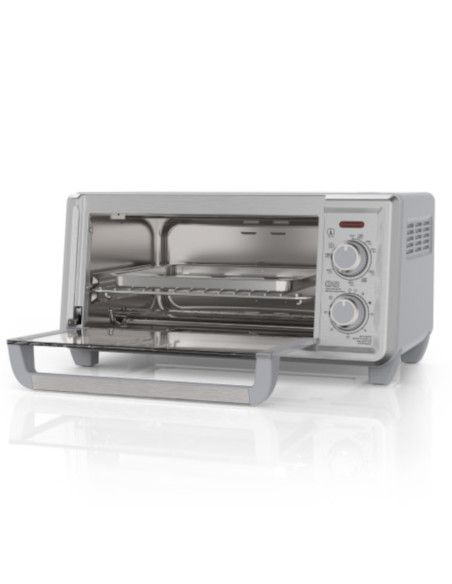 Horno Tostador Black Decker 4 Rebanadas Conveccion Natural 5 Funciones 1150 W 11 L Acero Inox.