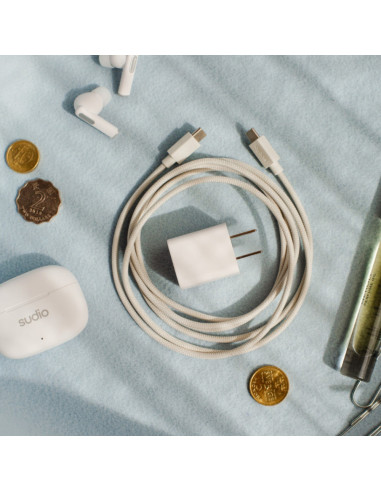 Cargador Tipo USB-C 25 W - Blanco