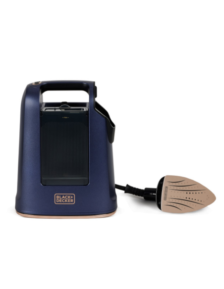 Vaporizador Y Plancha Black Decker Suela Cerámica Tanque 750 ml Vapor 20G. Azul