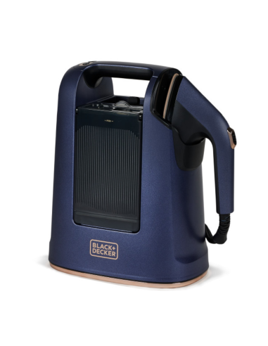 Vaporizador Y Plancha Black Decker Suela Cerámica Tanque 750 ml Vapor 20G. Azul