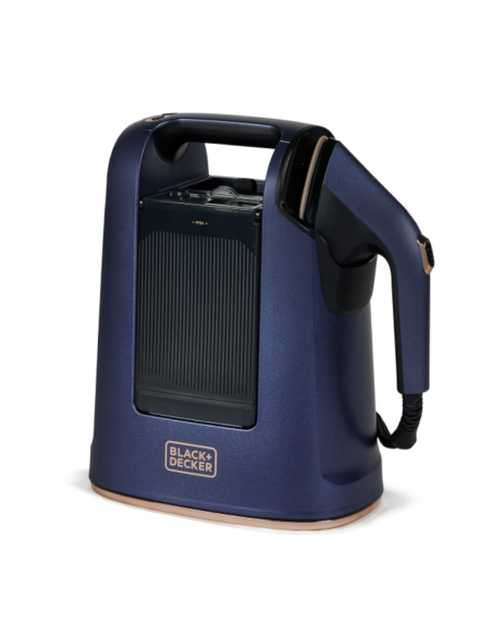 Vaporizador Y Plancha Black Decker Suela Cerámica Tanque 750 ml Vapor 20G. Azul