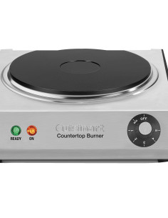 Hornilla Eléctrica Cuisinart 1 Quemador De Hierro Fundido 1300 Watts Perilla Para Regular 2
