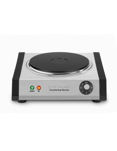 Hornilla Eléctrica Cuisinart 1 Quemador De Hierro Fundido 1300 Watts Perilla Para Regular