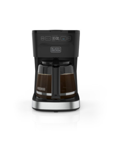 Cafetera Black Decker-12 Tazas-Selector De Intensidad Controles Programables - Silver