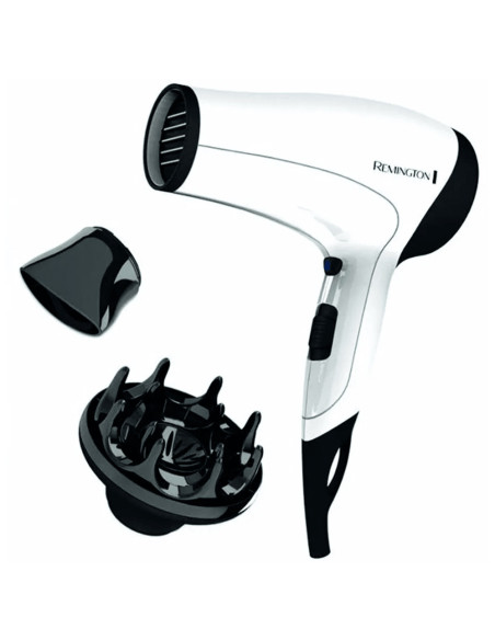 Secador De Cabello Remington 1875 W 3 Niveles 2 Velocidades Blanco