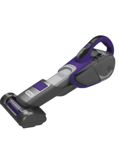 Aspiradora De Mano Black Decker Inalámbrica Para Mascotas 2 Velocidades Recargable Gris-Purpura