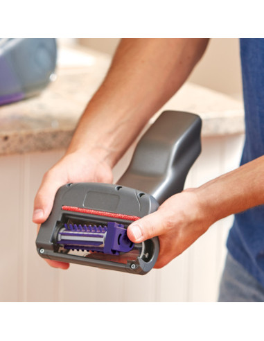 Aspiradora De Mano Black Decker Inalámbrica Para Mascotas 2 Velocidades Recargable Gris-Purpura