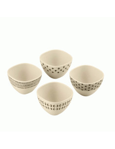 Juego De Tazones Cuisinart 4 Pcs De Bambu Capacidad 8 Oz