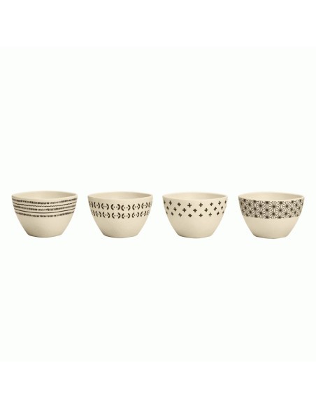 Juego De Tazones Cuisinart 4 Pcs De Bambu Capacidad 8 Oz