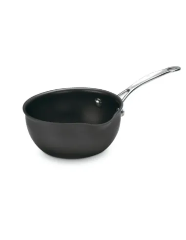 Olla Cuisinart 1 L Antiadherente De Cerámica Anodizada Con Mango Acero Inox Y Tapa