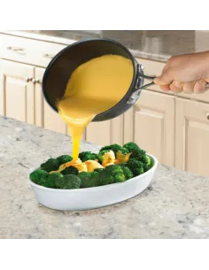 Olla Cuisinart 1 L Antiadherente De Cerámica Anodizada Con Mango Acero Inox Y Tapa 2