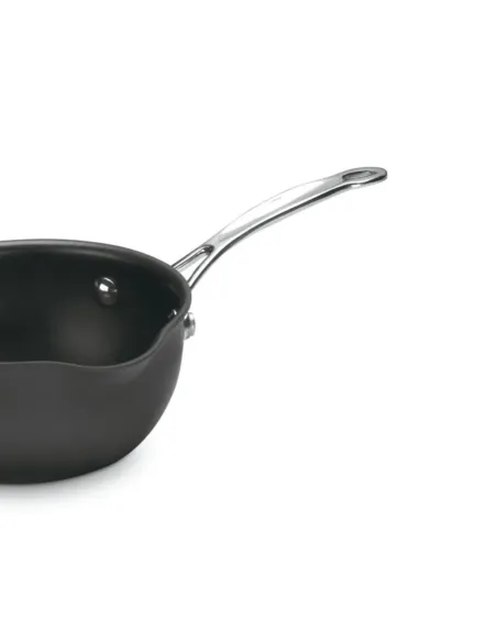 Olla Cuisinart 1 L Antiadherente De Cerámica Anodizada Con Mango Acero Inox Y Tapa