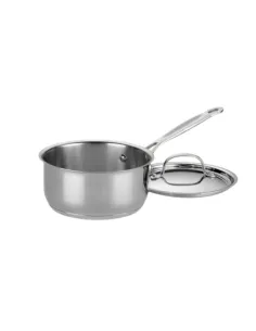 Olla Cuisinart 1.5 L Con Mango-Tapa Acero Inox Para Todo Tipo De Cocina