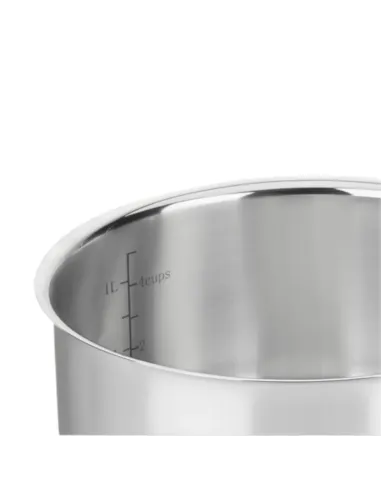 Olla Cuisinart 1.5 L Con Mango-Tapa Acero Inox Para Todo Tipo De Cocina
