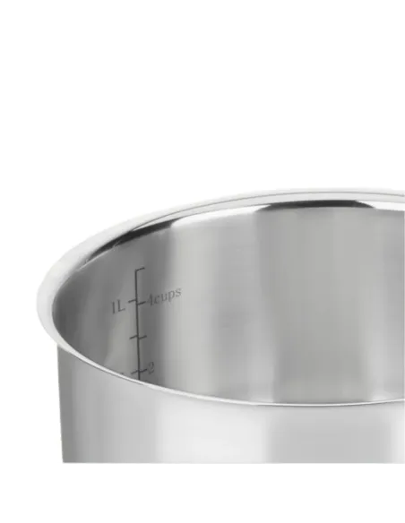 Olla Cuisinart 1.5 L Con Mango-Tapa Acero Inox Para Todo Tipo De Cocina