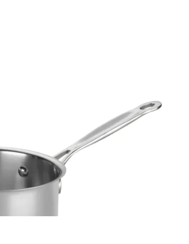 Olla Cuisinart 1.5 L Con Mango-Tapa Acero Inox Para Todo Tipo De Cocina