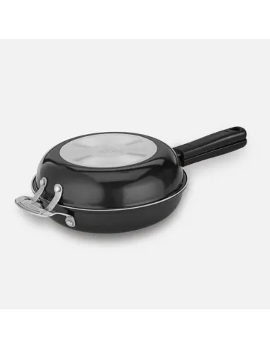 Set De Sartenes Entrelazados Cuisinart 2Pz Antiadhrente Cerámica Negro