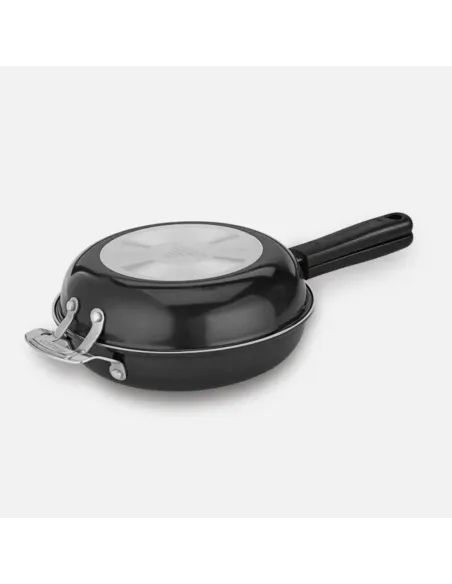 Set De Sartenes Entrelazados Cuisinart 2Pz Antiadhrente Cerámica Negro