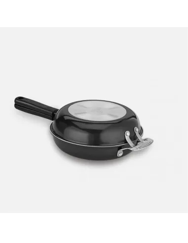 Set De Sartenes Entrelazados Cuisinart 2Pz Antiadhrente Cerámica Negro