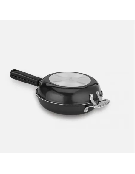 Set De Sartenes Entrelazados Cuisinart 2Pz Antiadhrente Cerámica Negro