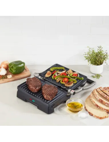 Sandwhichera Cuisinart Eléctrica Panini 3 En 1 Acero Inoxidable