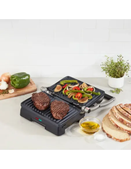 Sandwhichera Cuisinart Eléctrica Panini 3 En 1 Acero Inoxidable