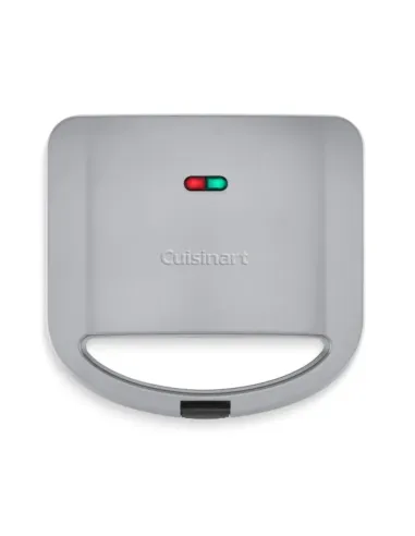Sandwhichera Cuisinart 2 Panes 1000 W Luces Indicadoras Acero Inox.