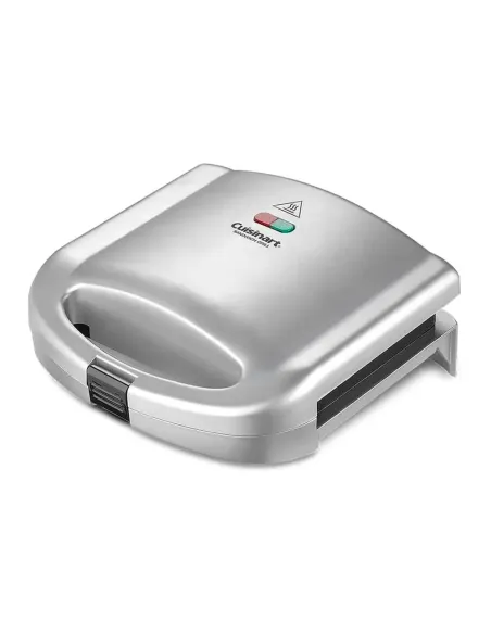 Sandwhichera Cuisinart 2 Panes 1000 W Luces Indicadoras Acero Inox.
