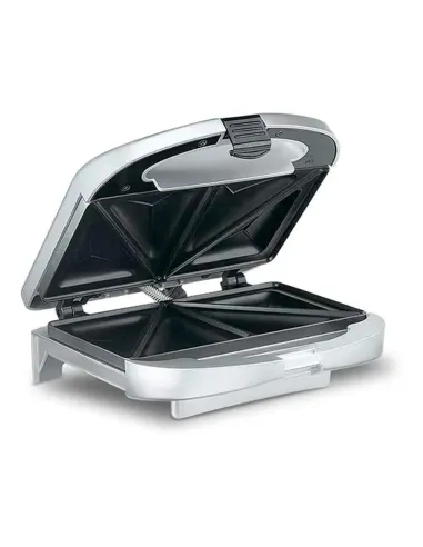Sandwhichera Cuisinart 2 Panes 1000 W Luces Indicadoras Acero Inox.