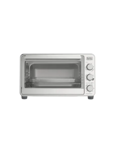 Horno Tostador Black Decker Air Fryer 8 Rebanadas 1500 W 23 L 6 Funciones Acero Inox