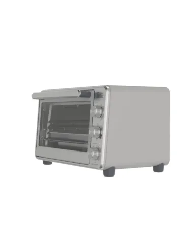Horno Tostador Black Decker Air Fryer 8 Rebanadas 1500 W 23 L 6 Funciones Acero Inox