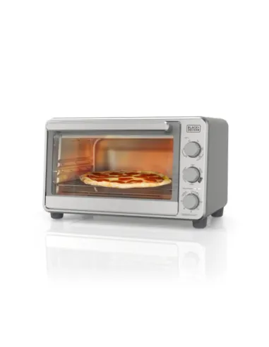 Horno Tostador Black Decker Air Fryer 8 Rebanadas 1500 W 23 L 6 Funciones Acero Inox