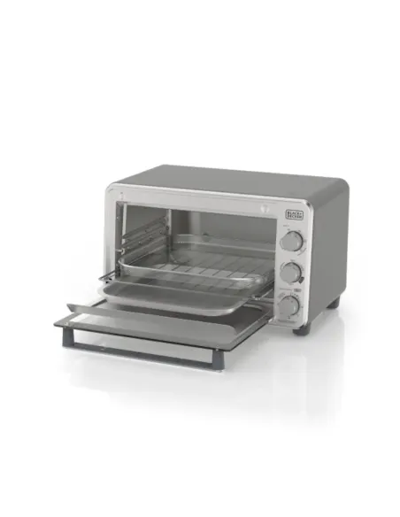 Horno Tostador Black Decker Air Fryer 8 Rebanadas 1500 W 23 L 6 Funciones Acero Inox
