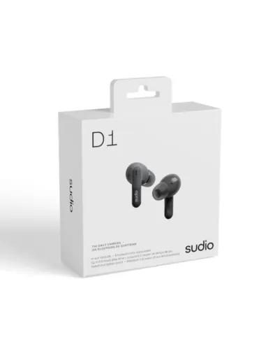 Audífonos Sudio D1 Inalámbrico Ir Ear Ipx4 Bt-Microf. Integr. Negro