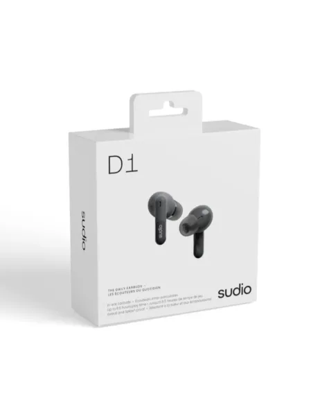 Audífonos Sudio D1 Inalámbrico Ir Ear Ipx4 Bt-Microf. Integr. Negro