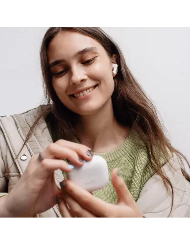 Audífonos Sudio D1 Inalámbrico Ir Ear Ipx4 Bt-Microf. Integr. Blanco