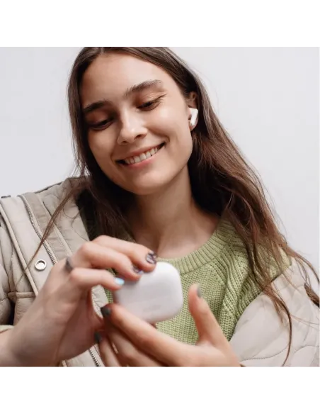 Audífonos Sudio D1 Inalámbrico Ir Ear Ipx4 Bt-Microf. Integr. Blanco
