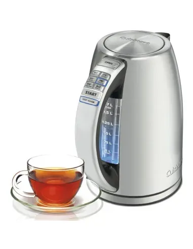 Tetera Eléctrica Cuisinart 1.7 L 1500 W 6 Funciones Acero Inoxidable