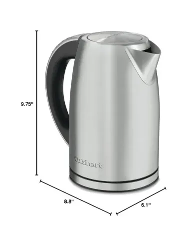 Tetera Eléctrica Cuisinart 1.7 L 1500 W 6 Funciones Acero Inoxidable
