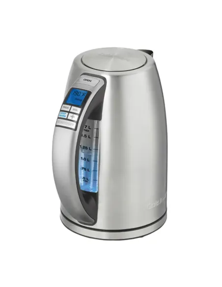 Tetera Eléctrica Cuisinart 1.7 L 1500 W 6 Funciones Pantalla Acero Inoxidable