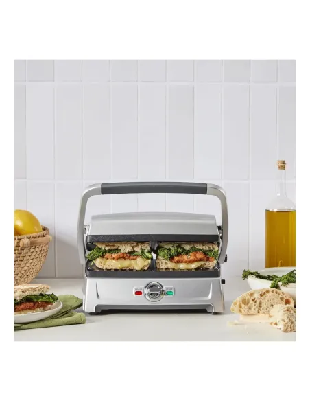 Parrilla Multifunción 5 En 1 Cuisinart Eléctrica Acero Inox. Temperatura Ajustable Tapa Removible